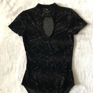 Black Lace Bodysuit!